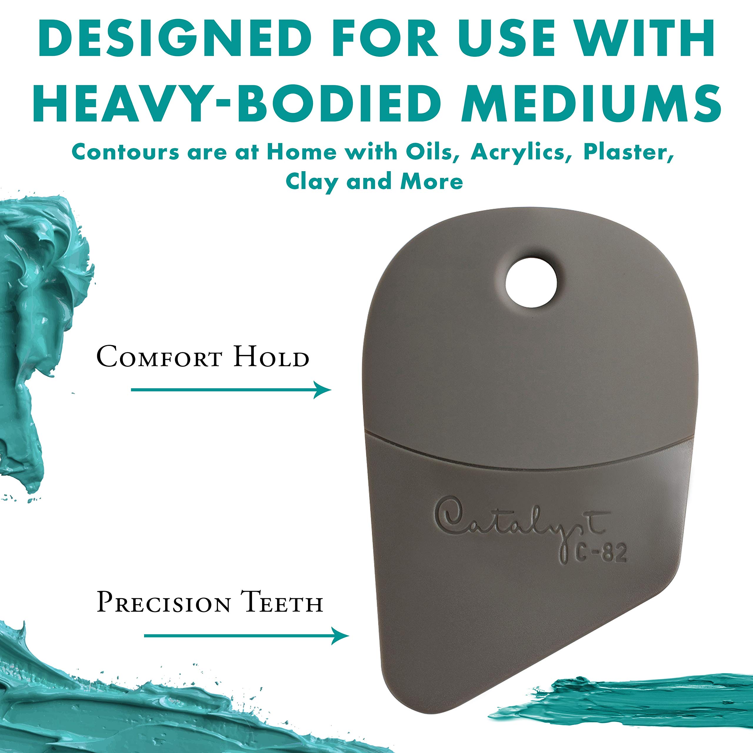 Princeton Catalyst Paintbrush, Size 82, Grey - Image 4