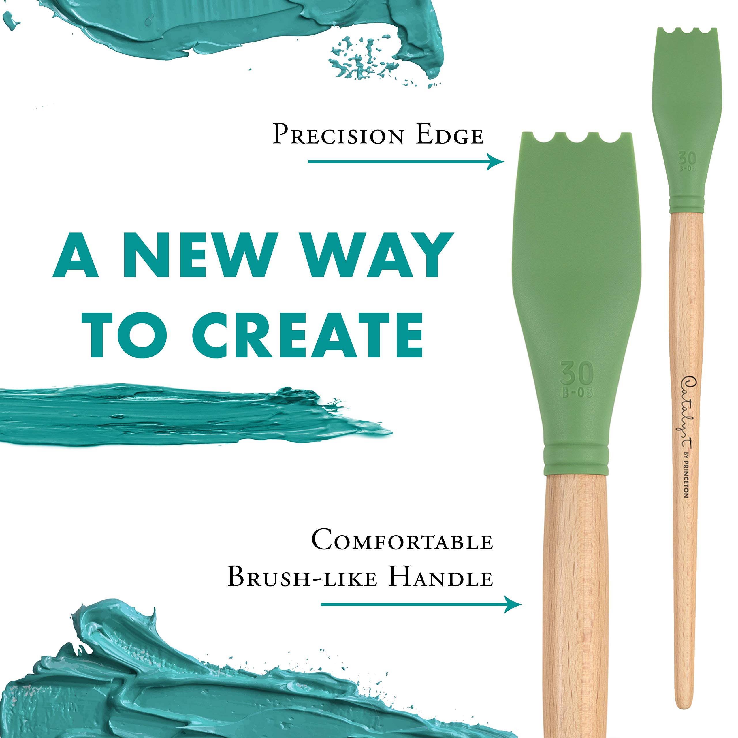 Princeton Catalyst Silicone Blades, for Artist Painting, Encaustics, and Ceramics, Blade No. 3, Size 30 - Image 4