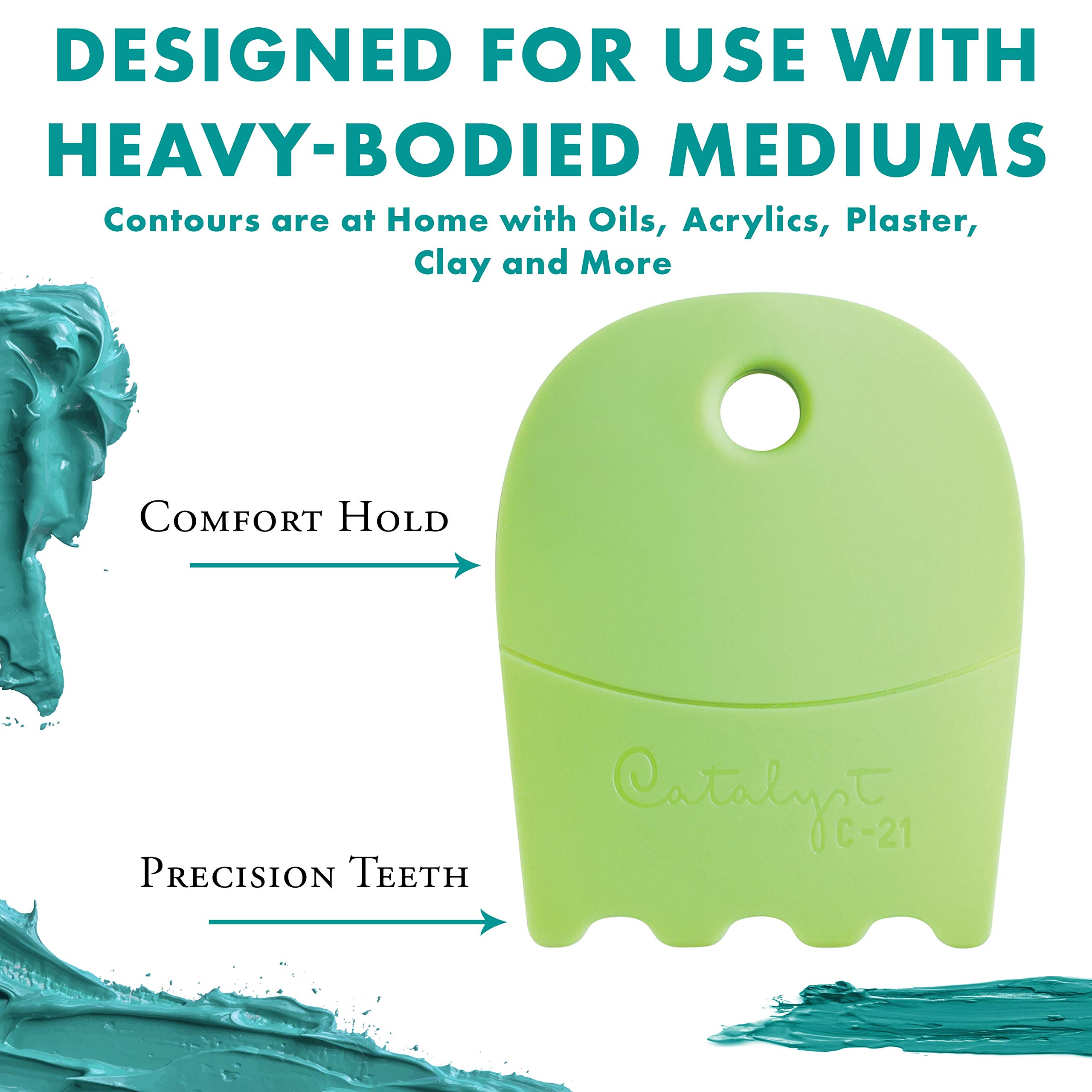 Princeton Catalyst Tool Contour No.21, Green, 1 Count - Image 4