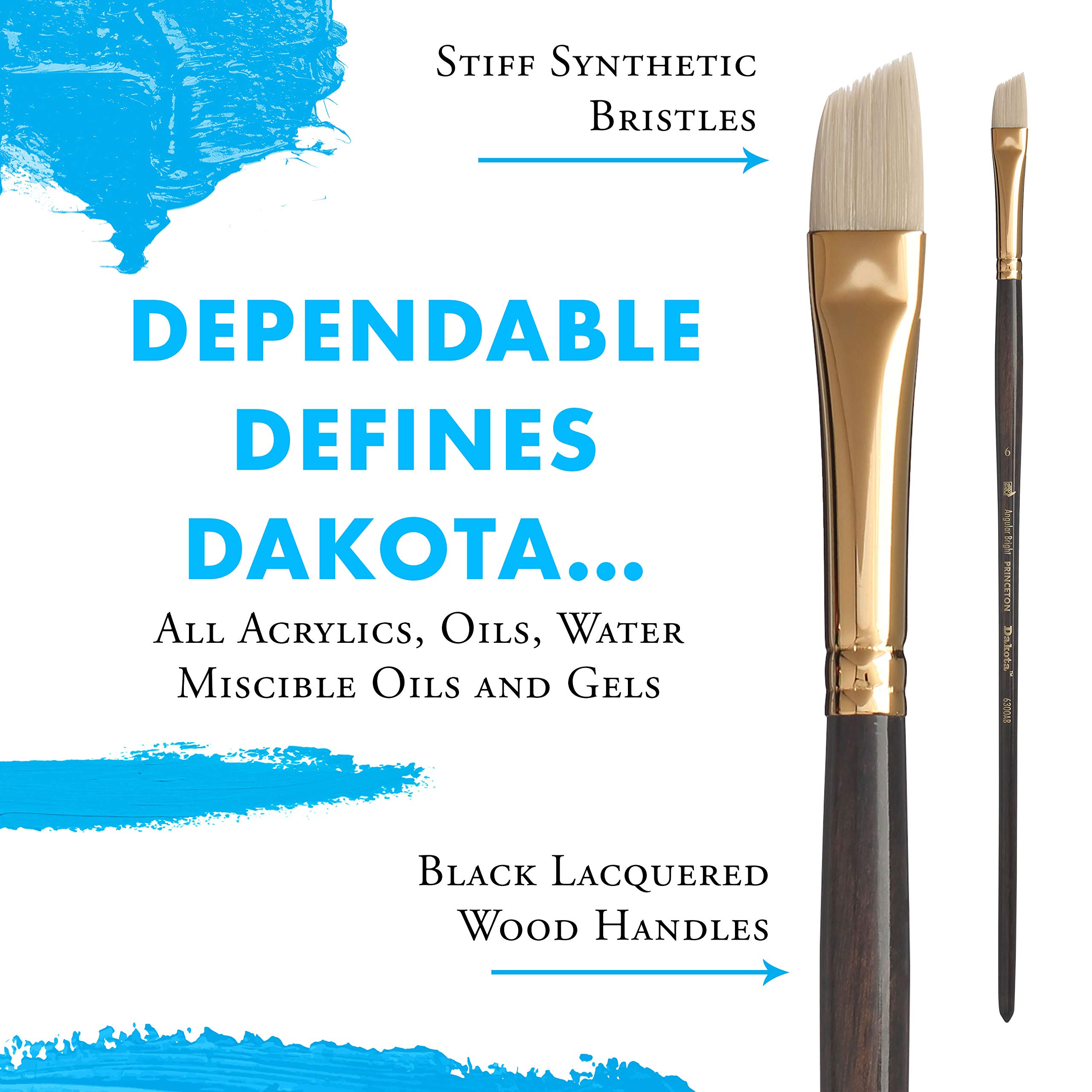 Princeton Dakota Brush Set, Synthetic, 4 Piece, 1 Count - Image 4