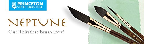 Princeton Neptune Watercolor Paintbrush, Script , Size 6 - Image 7