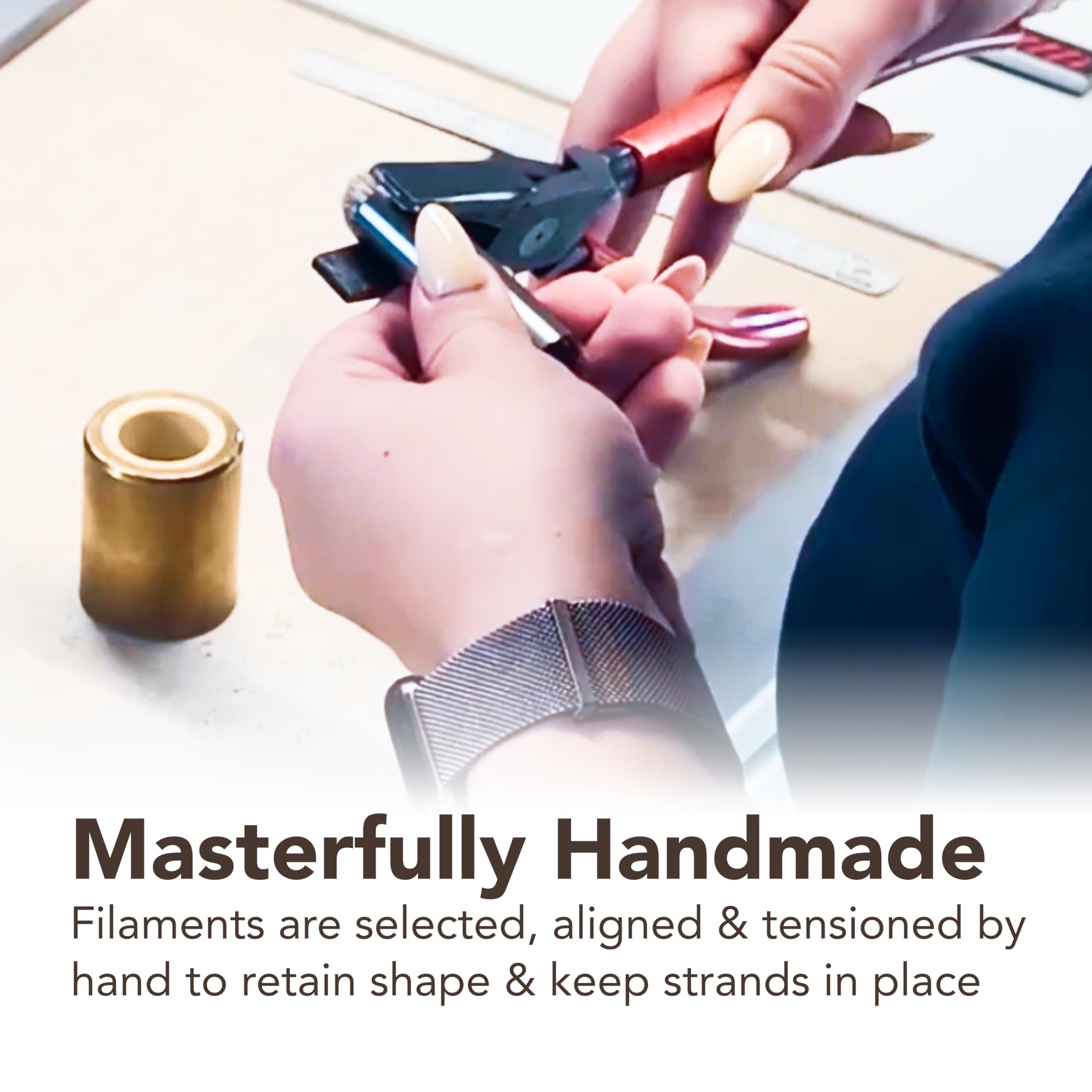 Princeton Pro Series 6000 Synthetic Brush - Bright, Long Handle, Size 10 - Image 6