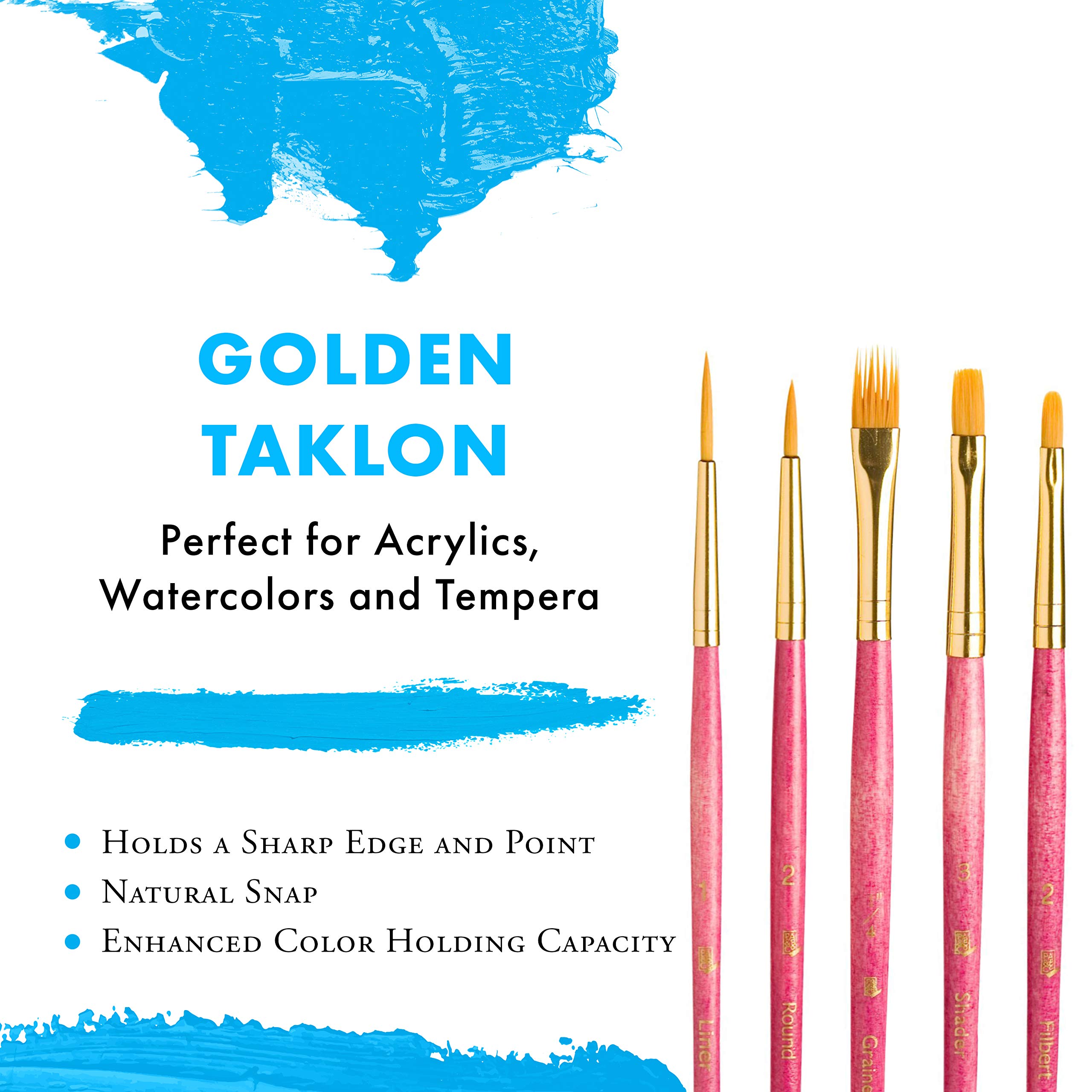 Princeton RealValue Paintbrush, Pink - Image 4