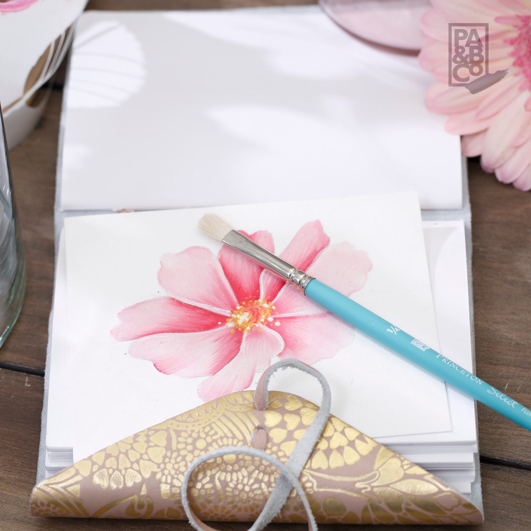 Princeton Artist Brush Select Natural & Synthetic Hair Brush Deerfoot 1/4" Width - Image 5