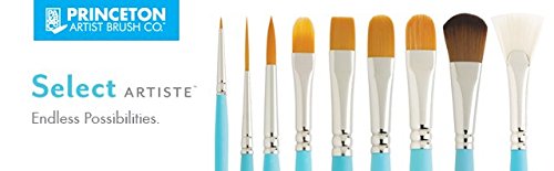 Princeton Artist Brush Select Natural & Synthetic Hair Brush Deerfoot 1/4" Width - Image 8